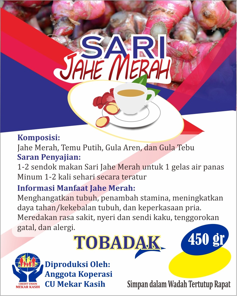 JAHE MERAH TOBADAK