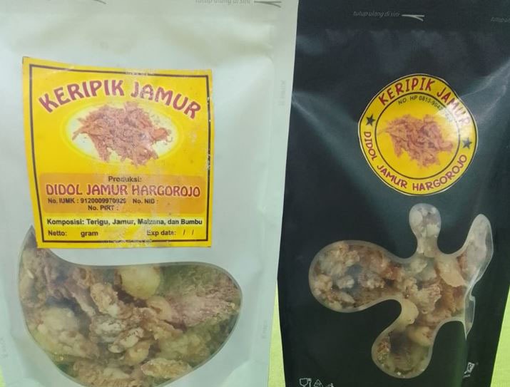 Kripik jamur tiram Didol jamur
