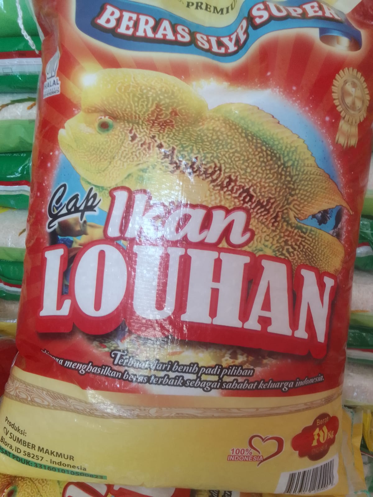 BERAS IKAN LOUHAN 10KG